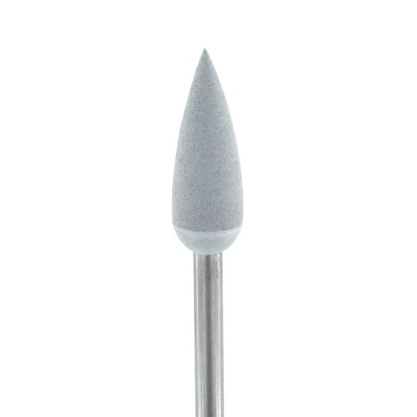 Szilikon szár hegyes, 5,5x15,5 mm, fehér, durva