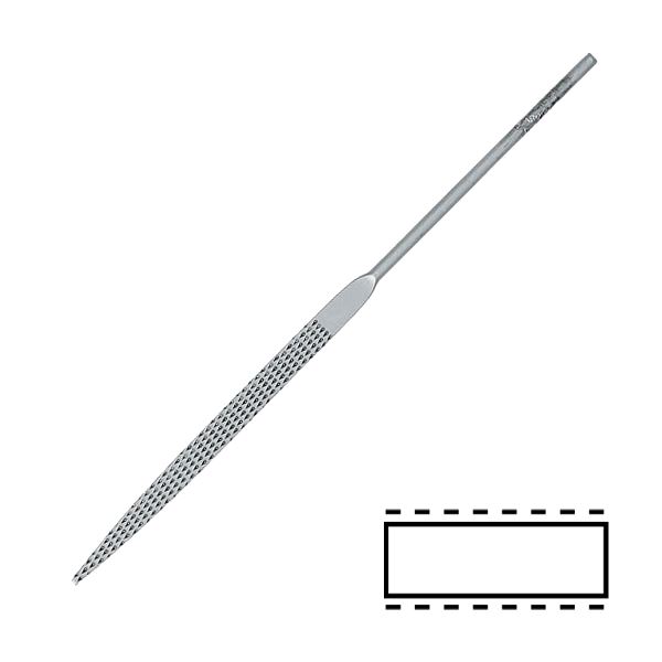 Flat-Pointed Needle Rasp, 140 mm