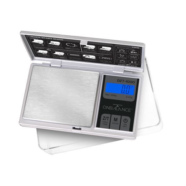 DZT-1000 zsebmérleg, 1000 g/0,1 g