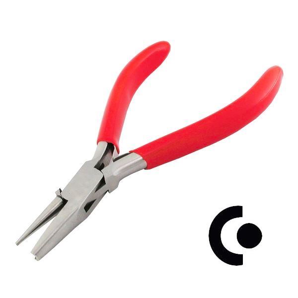 Hajlítófogó, 130 mm, kerek-lapos C4