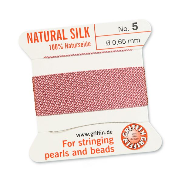 Fűző cérna SÖTÉT RÓSZASZÍN sz.5, átm.  0,65 mm