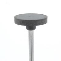 Szilikon korong szerelt 15x2,5 mm, fekete, közepes