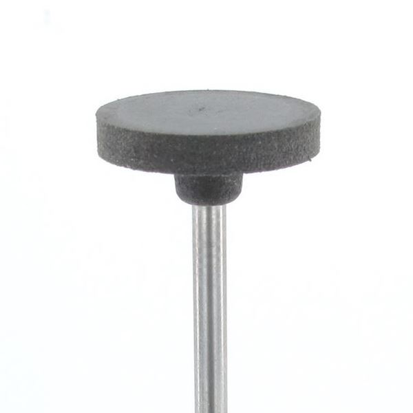 Szilikon korong szerelt 15x2,5 mm, fekete, közepes