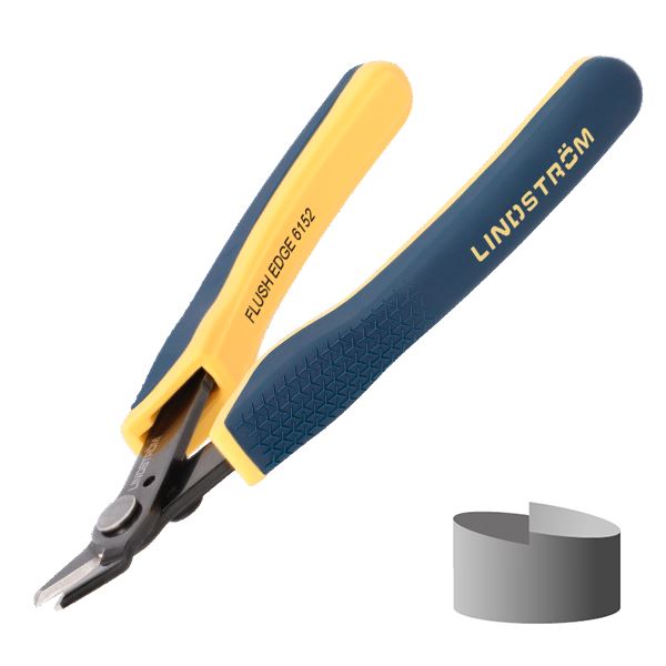 Lindström 6152 EDGE Accu Shear Side Cutter with Tapered Head 134 mm