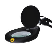 LED Large Magnifier Lamp, Black