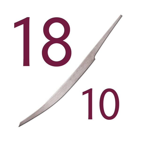 GRS véső vonalos, hajlított 18-10