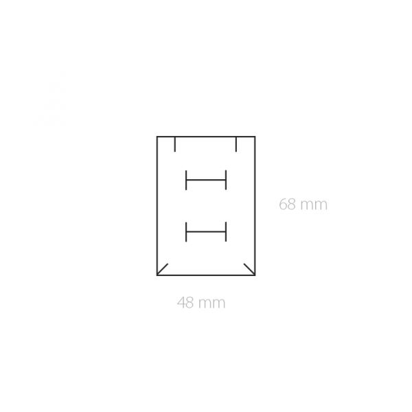 SARA Small Set Jewellery Box - Beige, 54x74 mm