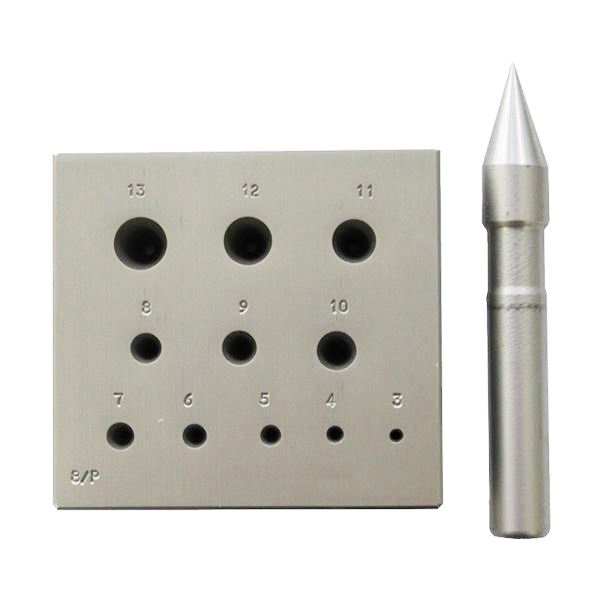 Kiütővas forma kerek 3-13 mm