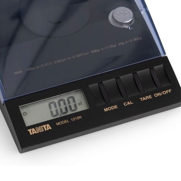 Tanita 1210N zseb karátmérleg, 20 g/0,002 g