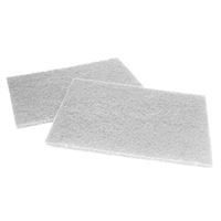 3M Scotchbrite Hand Pad 7445, Extra Fine, White