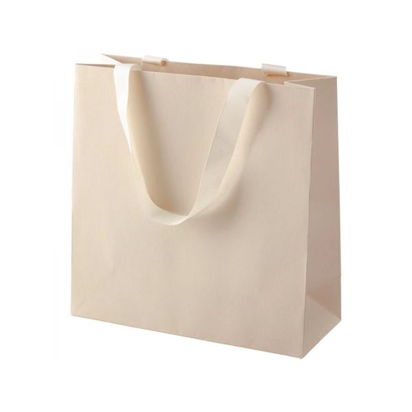 NELA Paper Bag - Sand, 23x23x9 cm