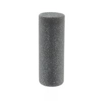 Szilikon henger 7x20 mm, fekete, közepes