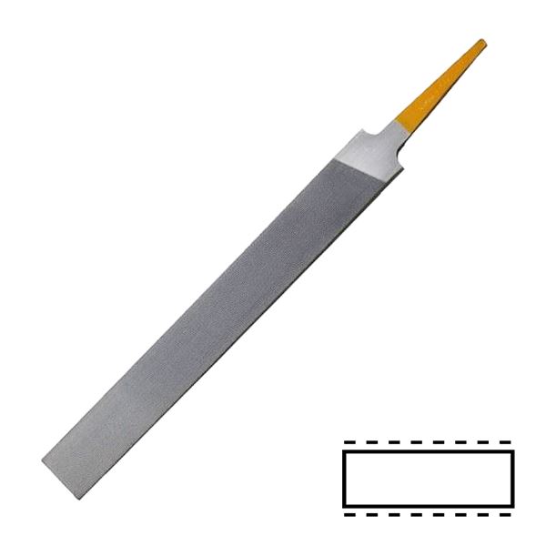 Reszelő, lapos Valtitan, 150 mm, dur.0