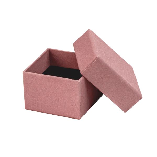 SARA Ring Jewellery Box - Pink, 45x45 mm