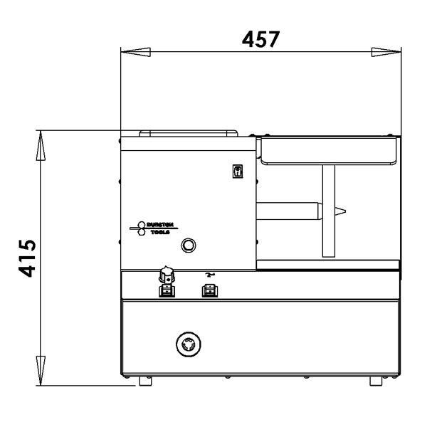 Polírozó gép egyoldalú W.Durston