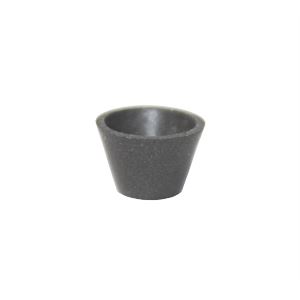 Szilikon kupa, fekete, közepes