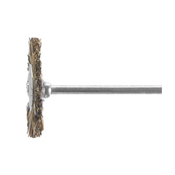 Mini szár, kerek, kefe, közepesen puha, szerelt, átm. 21 mm