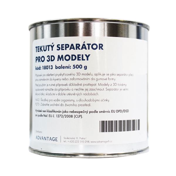 Folyékony szeparátor 3D modellekhez