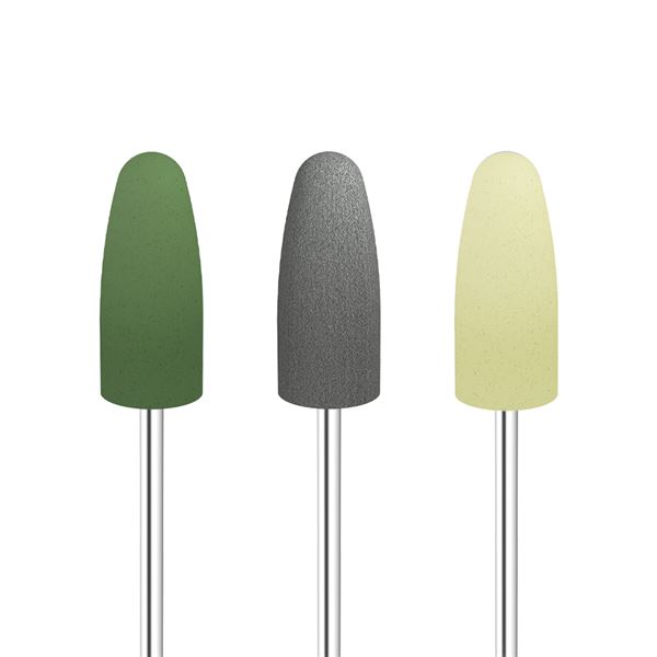 Polírozó gumi szár tompa hegyével akrilhez, 1x2,5 mm, finom