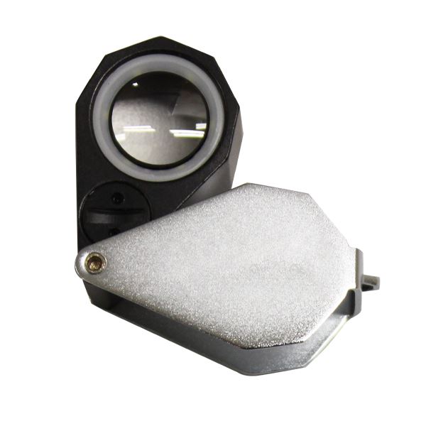 Lupé 10x nagyítás, LED és UV fénnyel