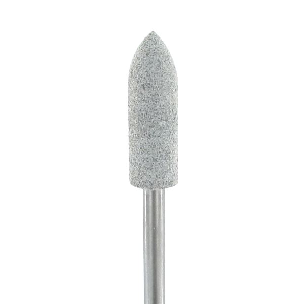 Szilikon szár hengeres hegyes, szerelve 5,2x16 mm, fehér, durva