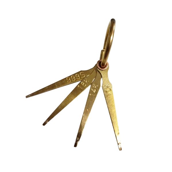 Set of Testing Needles for Gold and Silver, 4 pcs