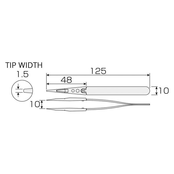 Soft Tip Tweezer D-Master