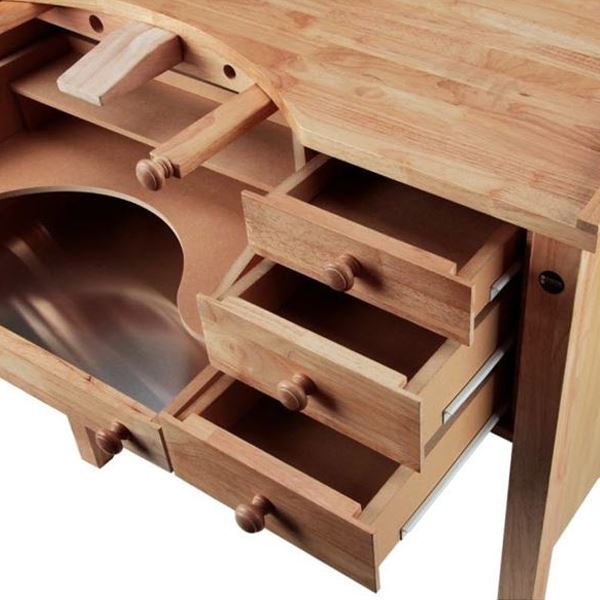 Professional Jeweller’s Wooden Workbench