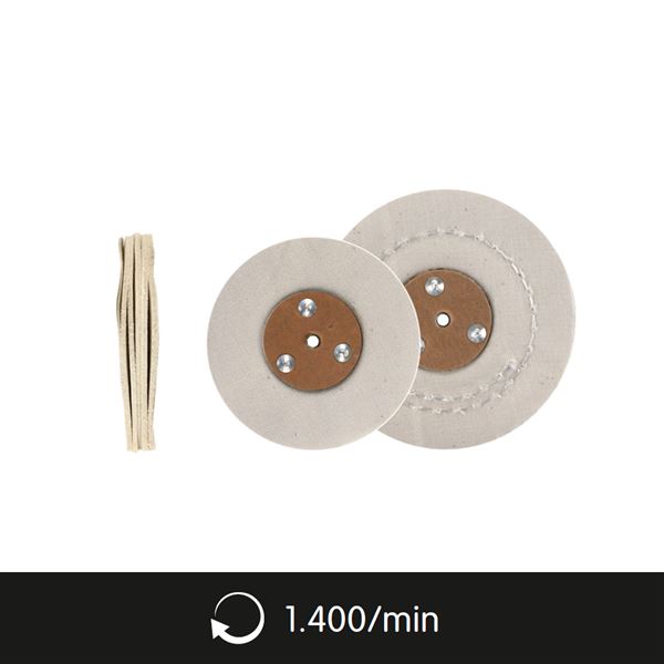 Polírozó korong muszlin átm. 150/20