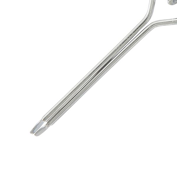 Wire Soldering Tweezer with Flat/Peddle Tips, 155 mm