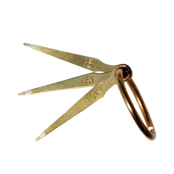 Set of Testing Needles for Gold, 3 pcs