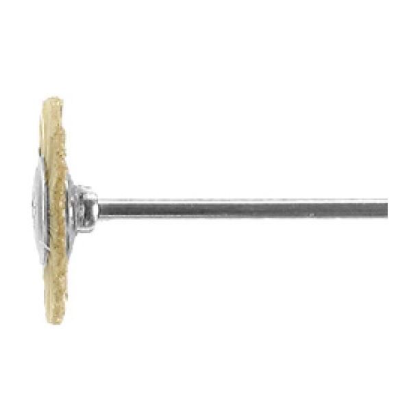 Mini szár, kerek, kefe, kemény, fehér, nem szerelt, átm. 21 mm