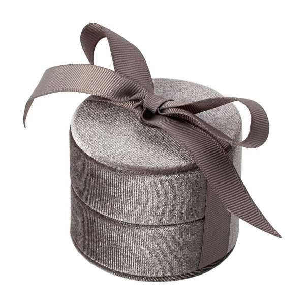 MEGAN Universal Jewellery Box - Graphite, diam.70 mm, height 55 mm