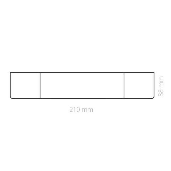 EMMA Bracelet, Watch Jewellery Box - Grey, 210x38 mm