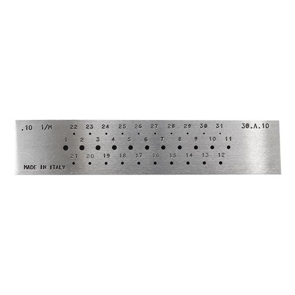 Húzóvas, kerek 3-1 mm, 31 lyuk