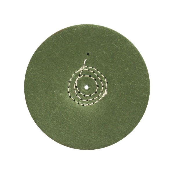 Green Polishing Buff, diam. 80 mm, 25 ply