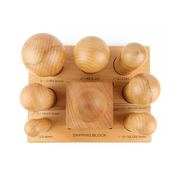 Wooden Dapping Set Durston, 7 pcs