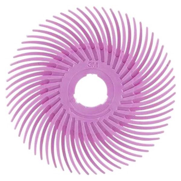 3M Radial Bristle Disc d. 76 mm, Grit 1200/Pumice (pink)