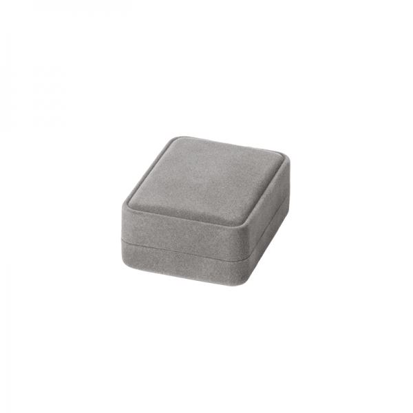EMMA Earring Jewellery Box - Grey, 55x68 mm