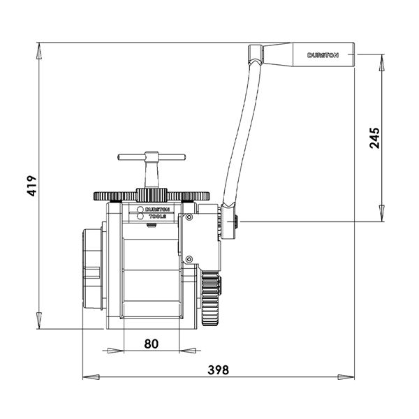 Durston Hobby 80 lapos hengermű