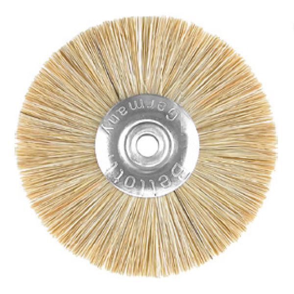 Polírozó kefe kerék acél közép, kemény, fehér