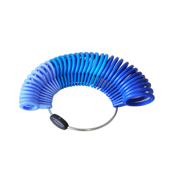 Plastic ring size measuring tool, sizes 41-76 mm