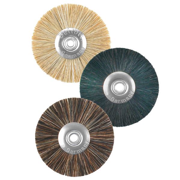 Polírozó kefe kerék acél közép, extra kemény, fekete