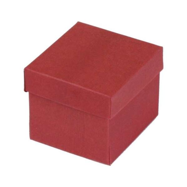 SATIN gyűrű 45x45 mm - BORDÓ