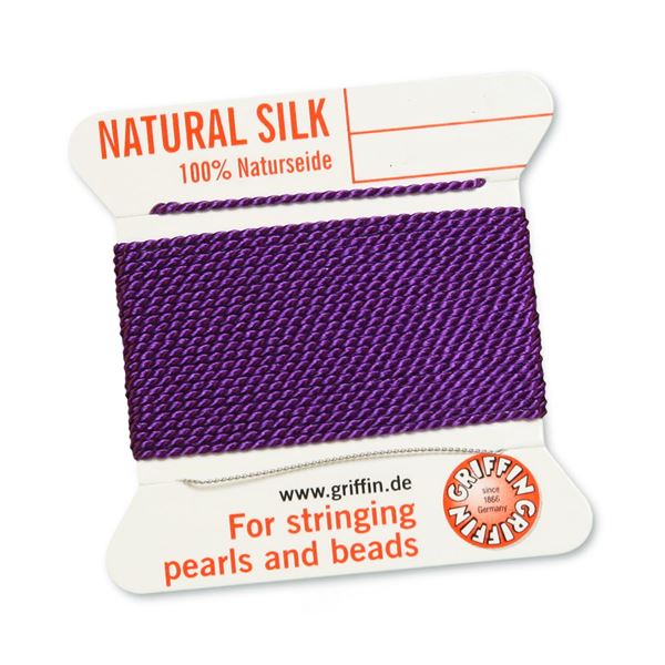 Fűző cérna LILA sz.8, átm.  0,80 mm