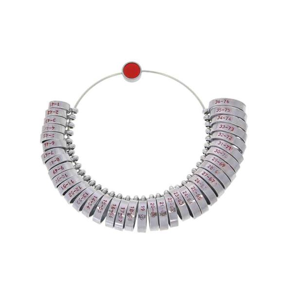 Ring size measuring tool width 6,00 mm, sizes 41-76 mm