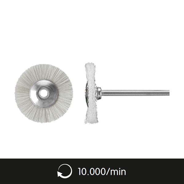 Mini szár, kerek, kecskeszőr, szerelt, átm. 19 mm