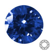 Szintetikus korund BLUE SAPPHIRE, átm. 1,50 mm