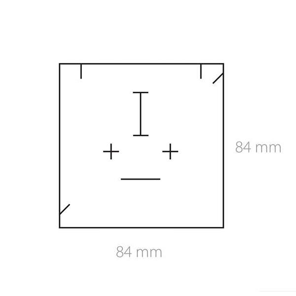 DIANA szett 84x84 mm - BROWN