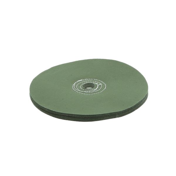 Green Polishing Buff, Stiched, diam. 80 mm, 25 ply